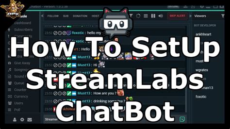 Streamlabs Chatbot Basic Commands .